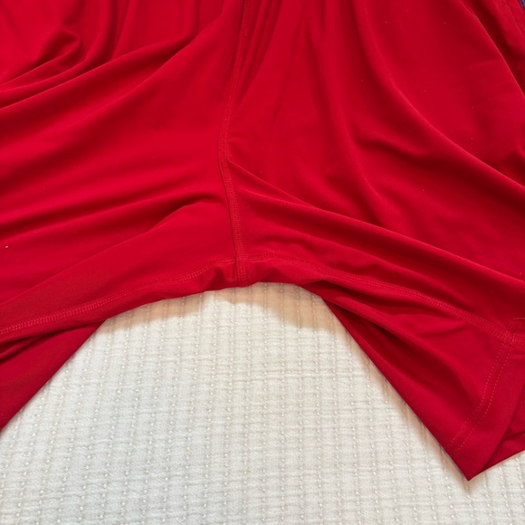 Nike Dri-Fit Mens Basketball Shorts Red Mesh Blue and Yellow Accents Size XXL - Picture 8 of 11